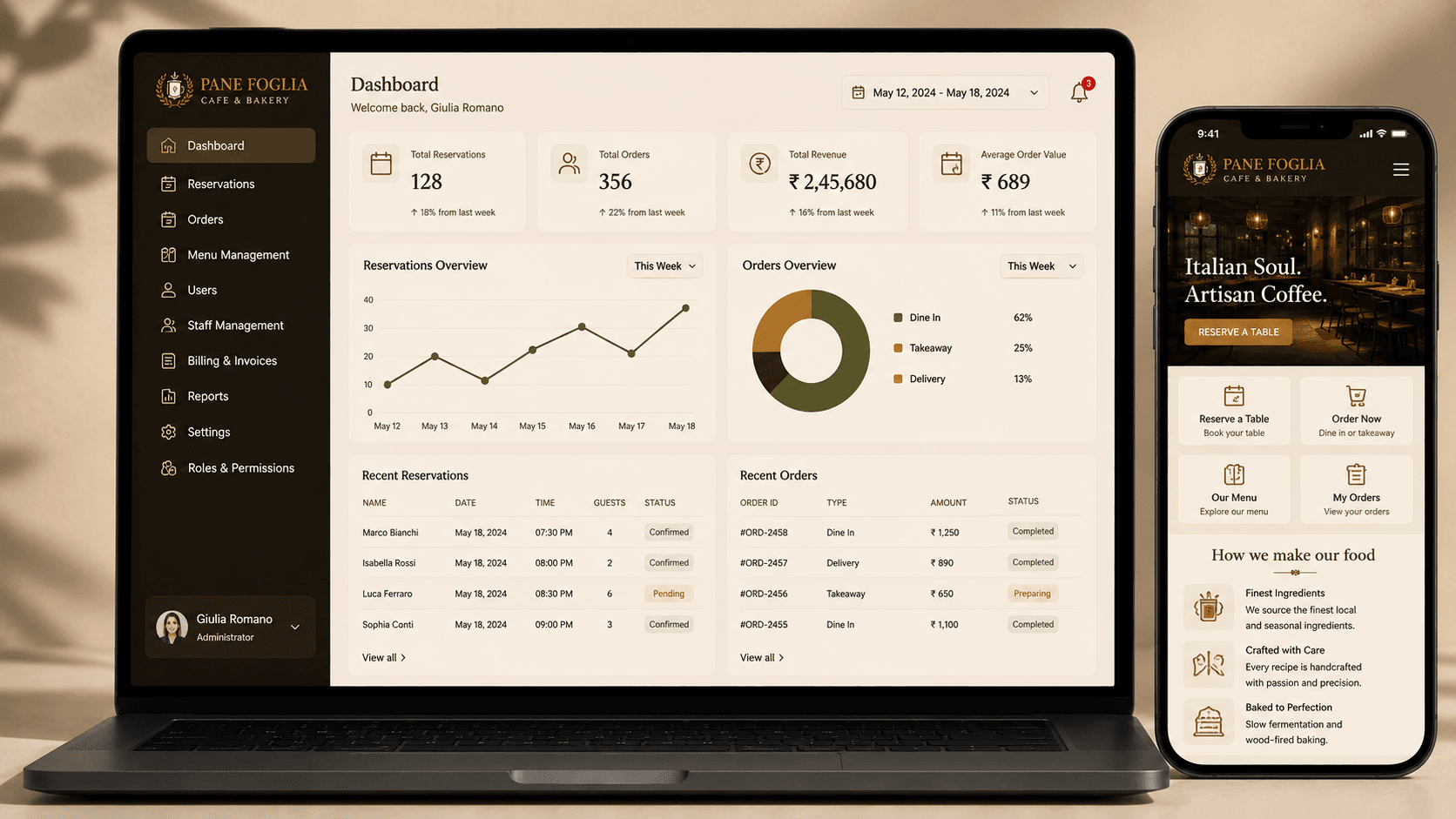 Pane Foglia project preview